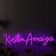 Kirsten Amaiya Pink Neon Sign