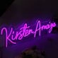 Kirsten Amaiya Pink Neon Sign