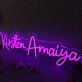 Kirsten Amaiya Pink Neon Sign