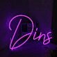 Dins Pink Neon Sign