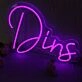 Dins Pink Neon Sign