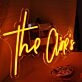 The Clines Orange Neon Sign