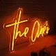 The Clines Orange Neon Sign