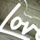 Love Mar White Neon Sign