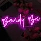 Bendy Bri Pink Neon Sign
