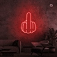 Middelvinger neon signs