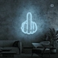Middelvinger neon signs