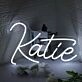 Katie White Neon Sign