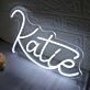 Katie White Neon Sign