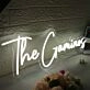 The Gaminos White Neon Sign