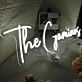 The Gaminos White Neon Sign