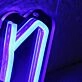 Lucauan Blue Neon Sign