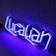 Lucauan Blue Neon Sign