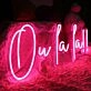 Ou La La Red Neon Sign