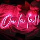 Ou La La Red Neon Sign