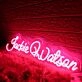 Jackie Watson Red Neon Sign