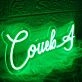 Coach A Green Neon Sign