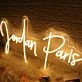 Jordan Paris Yellow Neon Sign
