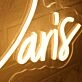 Jordan Paris Yellow Neon Sign