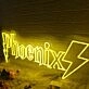 Phoenix Yellow Neon Sign