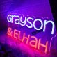 Grayson And Elijah Custom Neon Sign