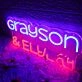 Grayson And Elijah Custom Neon Sign