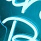 Paradise Point Blue Neon Sign