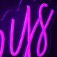 The Heibys Purple Neon Sign