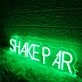 Shake Bar Green Neon Sign