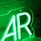 Shake Bar Green Neon Sign