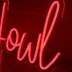 Howl Yes Red Neon Sign