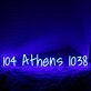 104 Athens 1038 Blue Neon Sign