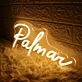 Palmer Yellow Neon Sign