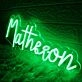 Matheson Green Neon Sign