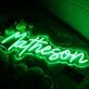 Matheson Green Neon Sign