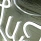 Lulu And Lele White Neon Sign