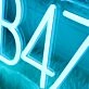 B4ZOOKAJOE Blue Neon Sign