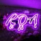 KOA Purple Neon Sign