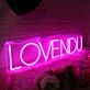 LOVENDU Pink Neon Sign