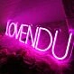 LOVENDU Pink Neon Sign