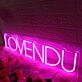 LOVENDU Pink Neon Sign