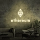Ethereum neon signs