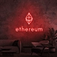 Ethereum neon signs