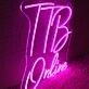 TTB Online Pink Neon Sign