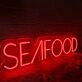 SEA FOOD Red Neon Sign