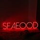 SEA FOOD Red Neon Sign