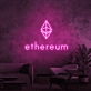Ethereum neon signs