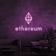 Ethereum neon signs