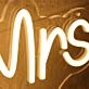 Mr And Mrs Milne Yellow Neon Sign