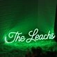 The Leachs Green Neon Sign